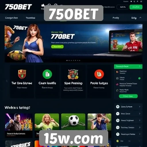 Análise das funcionalidades do site 750BET